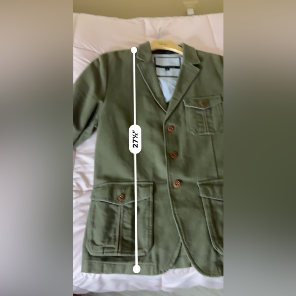 Tommy Hilfiger Olive and Gray Outerwear - Picture 12 of 13